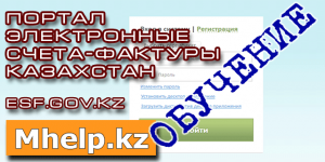 Инструкции по порталу Электронных Счетов Фактур esf.gov.kz - miniature- Mhelp.kz